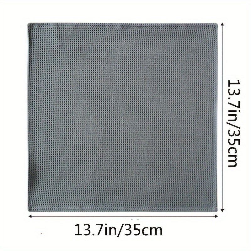 4pcs Waffle Dish Towels Kitchen Rags Thick Cleaning Cloth