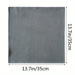 4pcs Waffle Dish Towels Kitchen Rags Thick Cleaning Cloth