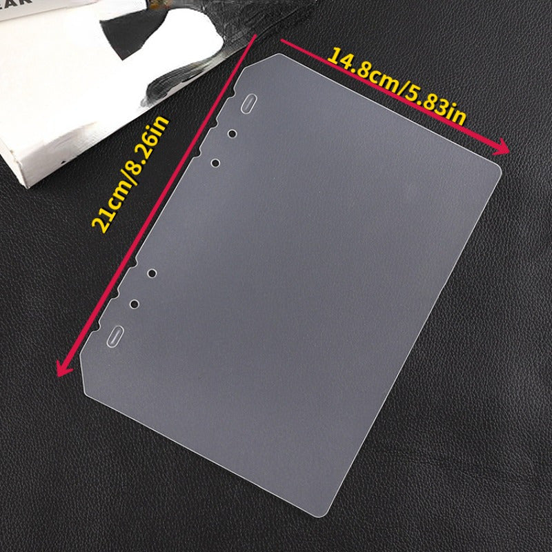 2pcs Plastic Inner Page Partition for Blank Loose leaf Book