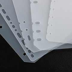 2pcs Plastic Inner Page Partition for Blank Loose leaf Book