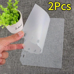 2pcs Plastic Inner Page Partition for Blank Loose leaf Book