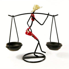 Pastoral Character Candle Holder - Home Decoration & Camping