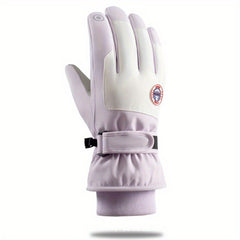 Warm Waterproof Touch Screen Winter Skiing Gloves Unisex Thick