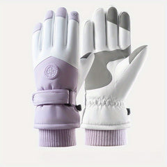 Warm Waterproof Touch Screen Winter Skiing Gloves Unisex Thick