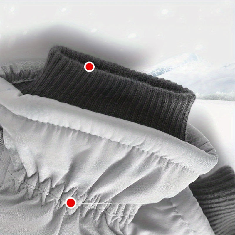 Warm Waterproof Touch Screen Winter Skiing Gloves Unisex Thick