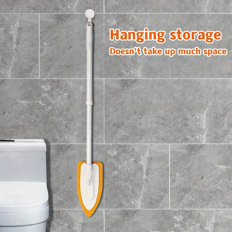 Shower Bathtub Tile Scrubber Brush with Non Scratch Scouring Pads