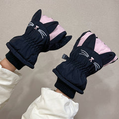 Winter Thick Riding Gloves Snow Playing Touch Screen Gloves