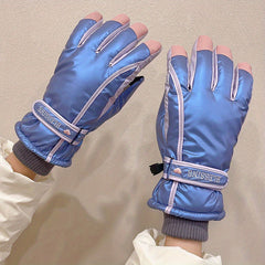 Winter Thick Riding Gloves Snow Playing Touch Screen Gloves