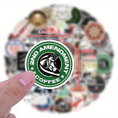 100pcs Military Theme Graffiti Stickers Waterproof & DIY Friendly