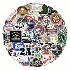100pcs Military Theme Graffiti Stickers Waterproof & DIY Friendly