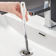 2pcs Pipe Dredging Brush Hair Sewer Sink Cleaning Drain Cleaner Tool