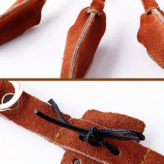 Suede Leather Three Finger Tab for Compound Bow