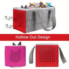 Portable Travel Carrying Case Felt Fabric Organizer Tote Bag