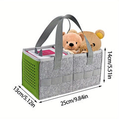 Portable Travel Carrying Case Felt Fabric Organizer Tote Bag