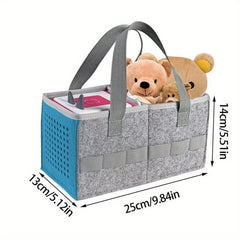 Portable Travel Carrying Case Felt Fabric Organizer Tote Bag