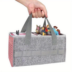 Portable Travel Carrying Case Felt Fabric Organizer Tote Bag