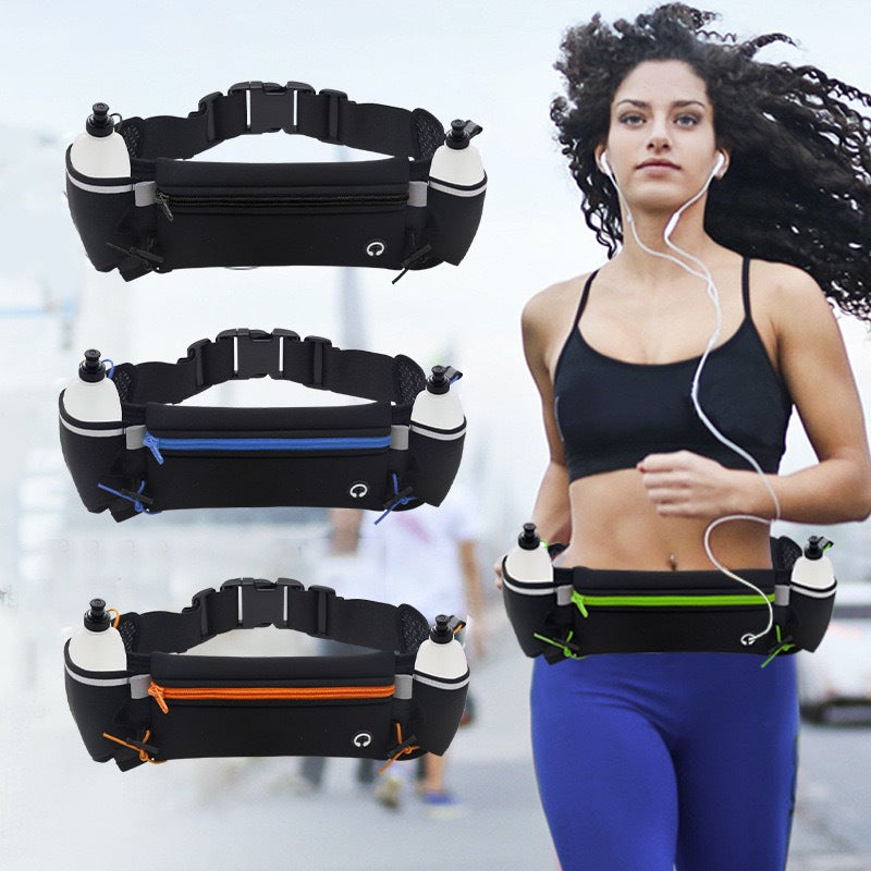 Lightweight Sports Running Waist Bag Water Bottle Storage Waist Bag
