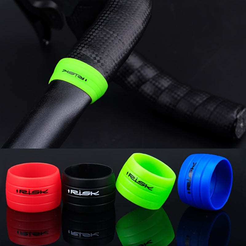 2pcs Road Bike Handlebar Tapes Fixing Rings Bicycle Handlebar End Bar Tape