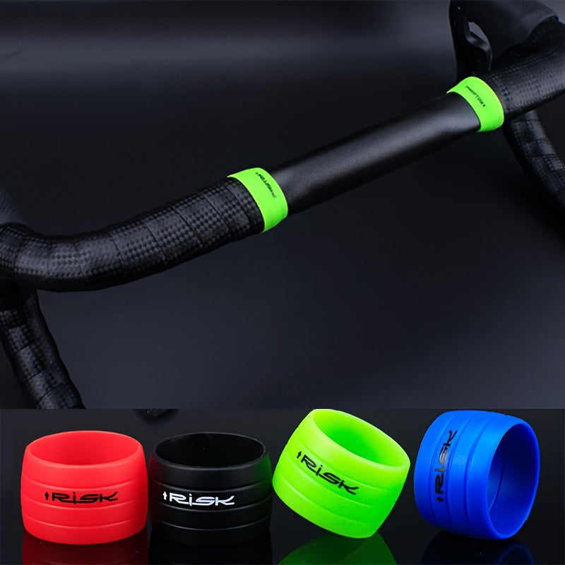 2pcs Road Bike Handlebar Tapes Fixing Rings Bicycle Handlebar End Bar Tape