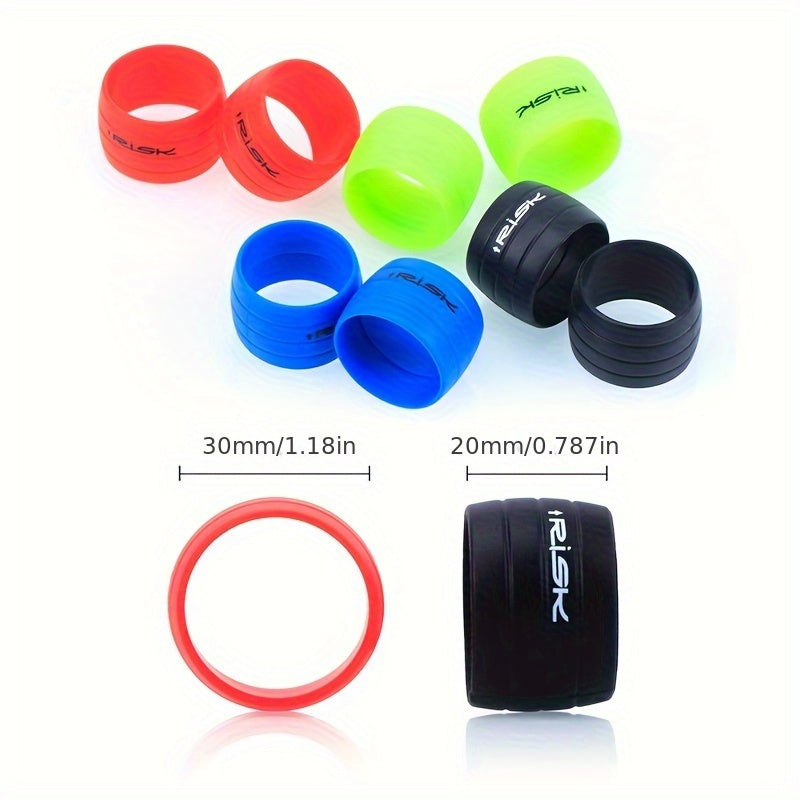 2pcs Road Bike Handlebar Tapes Fixing Rings Bicycle Handlebar End Bar Tape