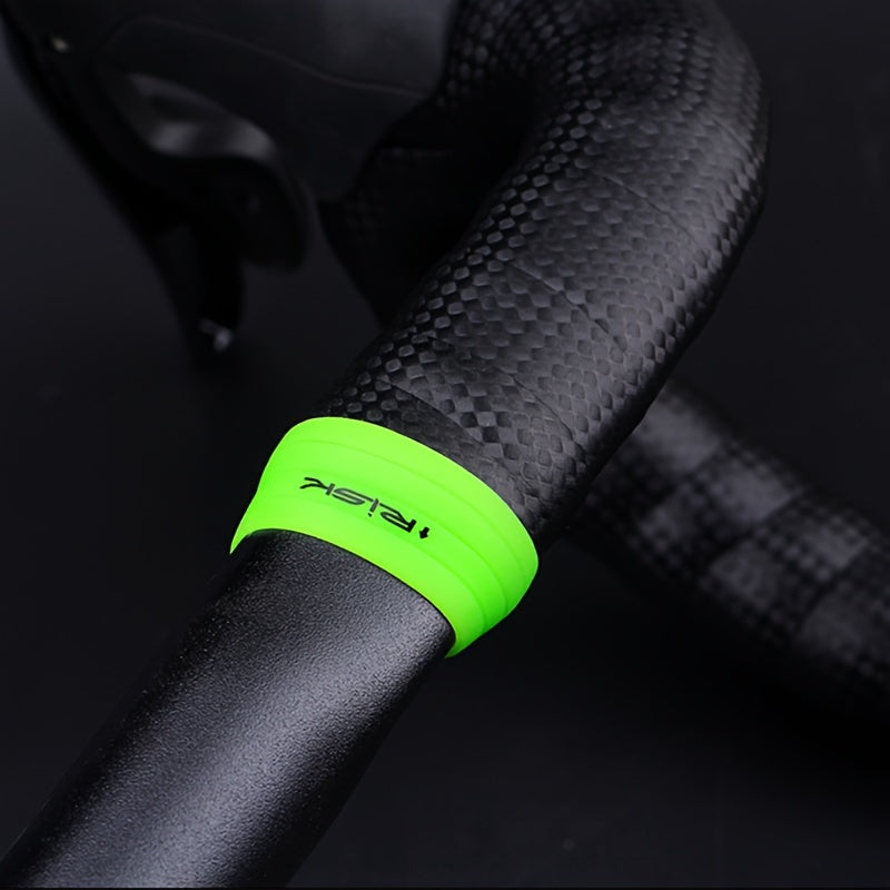 2pcs Road Bike Handlebar Tapes Fixing Rings Bicycle Handlebar End Bar Tape