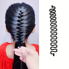 2pcs Hair Styling Tools Bun Maker Braider Roller Hooks