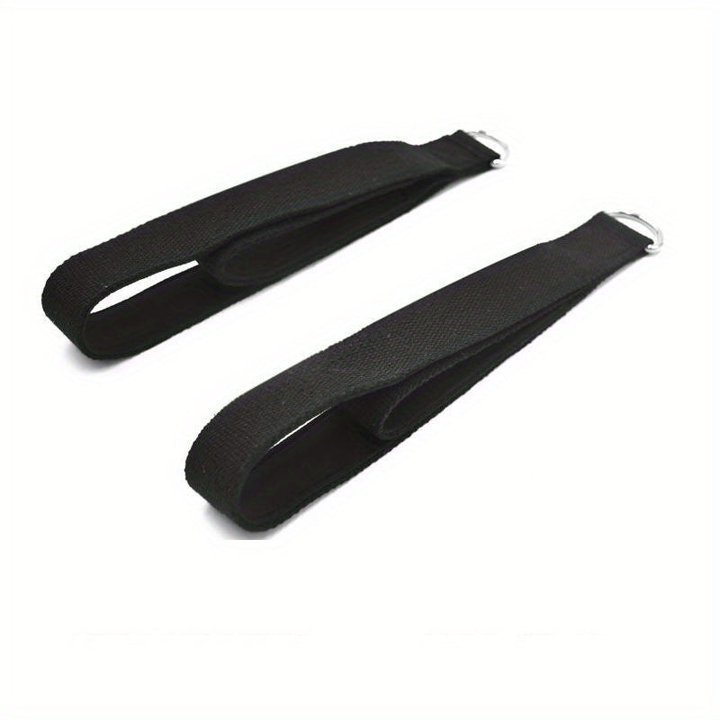 2pcs Yoga Pilates Double Ring Strap Fitness Pulling Connected Strap