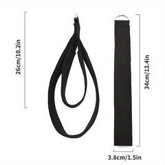 2pcs Yoga Pilates Double Ring Strap Fitness Pulling Connected Strap