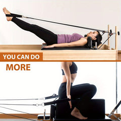 2pcs Yoga Pilates Double Ring Strap Fitness Pulling Connected Strap