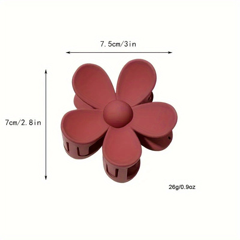 Flower Hair Grip Matte Clip Women Girls Party Decors