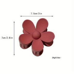 Flower Hair Grip Matte Clip Women Girls Party Decors