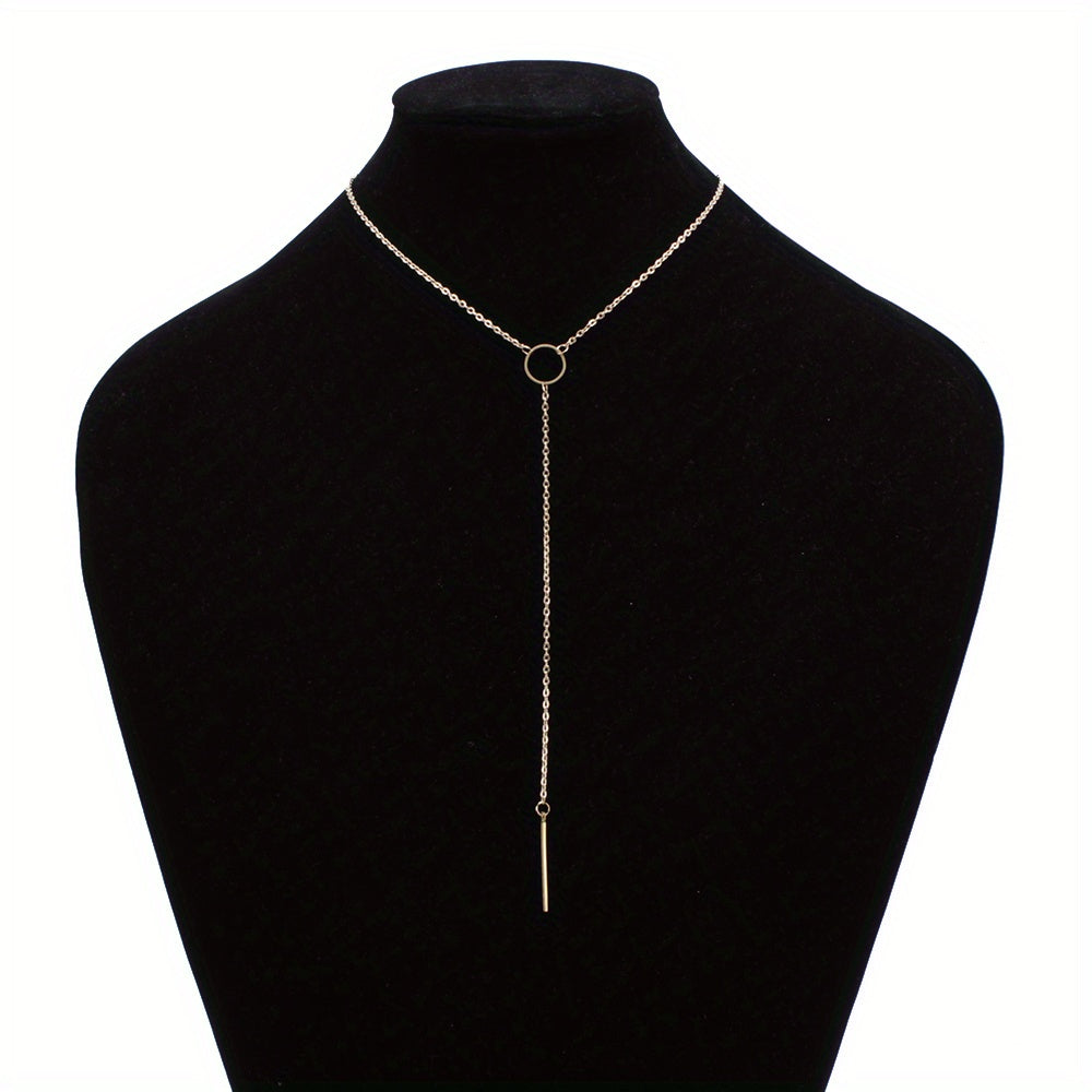 Golden Infinity Charms Pendant Necklace for Holiday Party