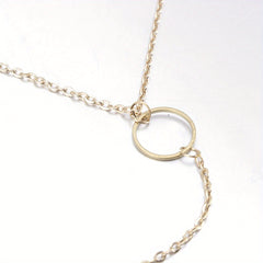 Golden Infinity Charms Pendant Necklace for Holiday Party