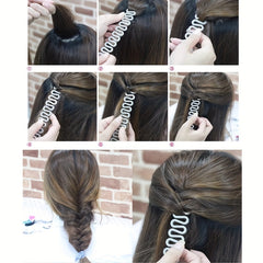2pcs Hair Styling Tools Twist Bun Makers Braider Hooks