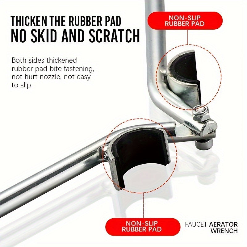 Faucet Aerator Spanner Plumbing Tool Non Slip Sink Repair