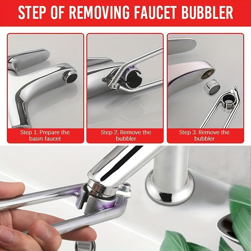 Faucet Aerator Spanner Plumbing Tool Non Slip Sink Repair