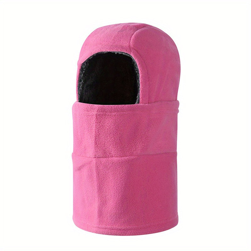 Winter Balaclava Cycling Hat Windproof Hooded Fleece Mask