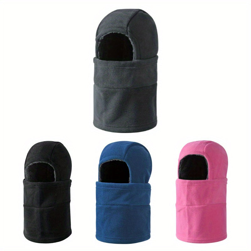 Winter Balaclava Cycling Hat Windproof Hooded Fleece Mask