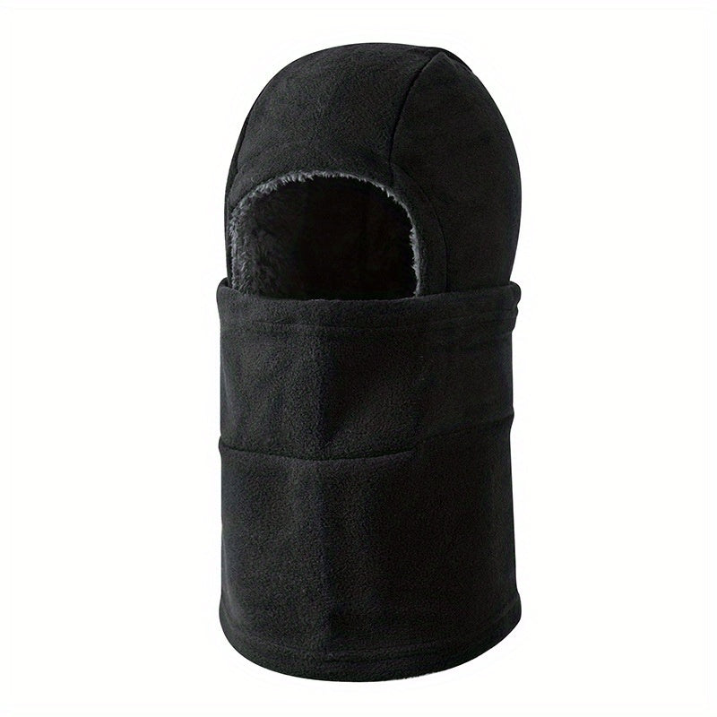 Winter Balaclava Cycling Hat Windproof Hooded Fleece Mask