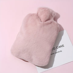 Hot Water Bag Plush Soft Cover Natural Rubber 33-81oz 67-63oz