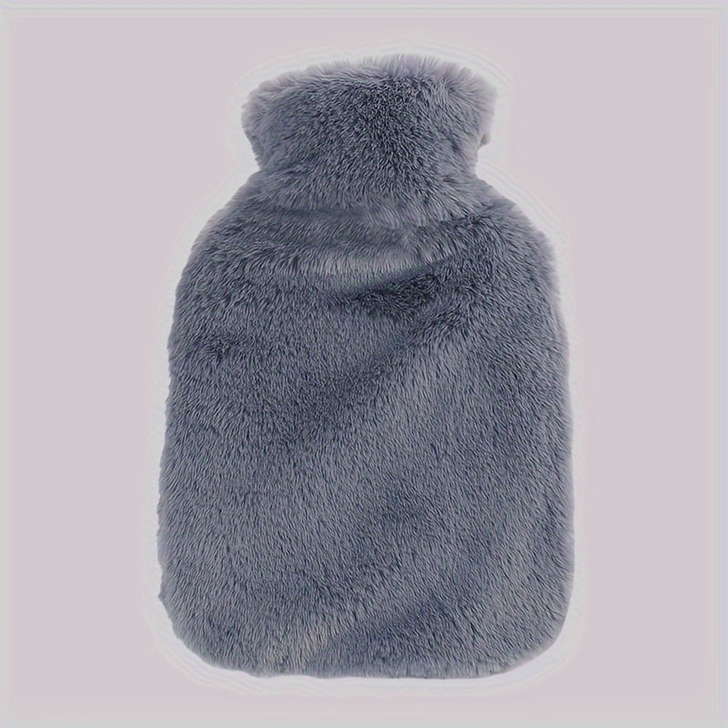 Hot Water Bag Plush Soft Cover Natural Rubber 33-81oz 67-63oz
