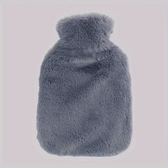 Hot Water Bag Plush Soft Cover Natural Rubber 33-81oz 67-63oz
