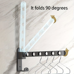 Space-Saving Balcony Folding Drying Rack