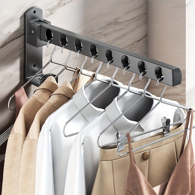 Space-Saving Balcony Folding Drying Rack