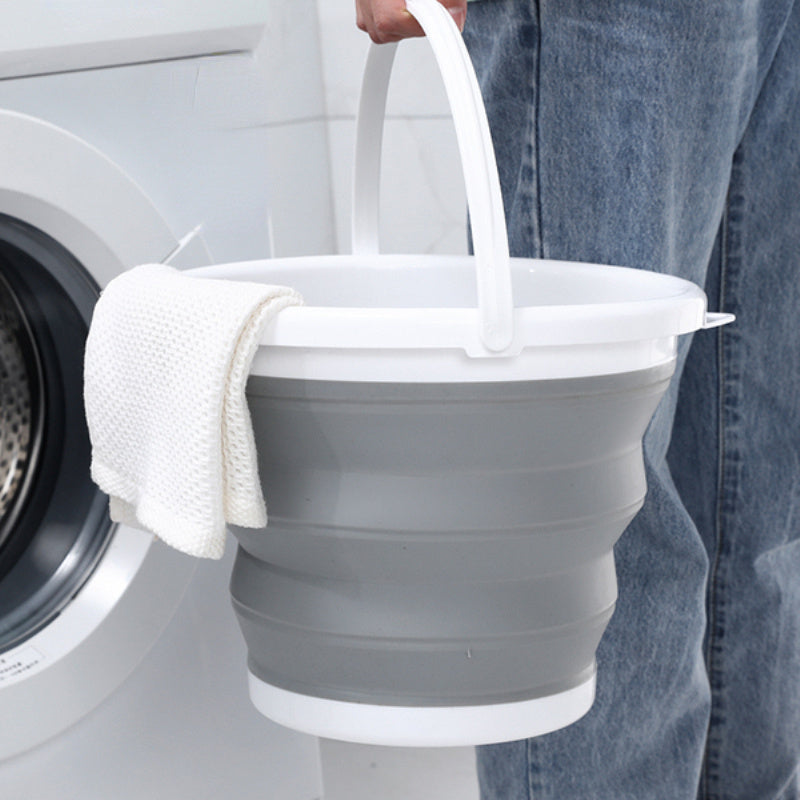 Collapsible Silicone Bucket Portable Car Washing Outdoor Fishing Bucket