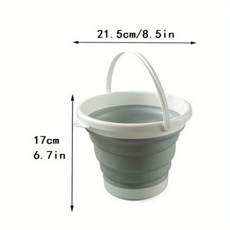 Collapsible Silicone Bucket Portable Car Washing Outdoor Fishing Bucket