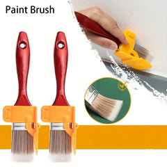 2pcs Paint Trimming Splitters Wall Roof Paint Brush Faux Wool Roller Brush