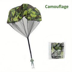 Mini Soldier Parachute Flying Toys Outdoor Games