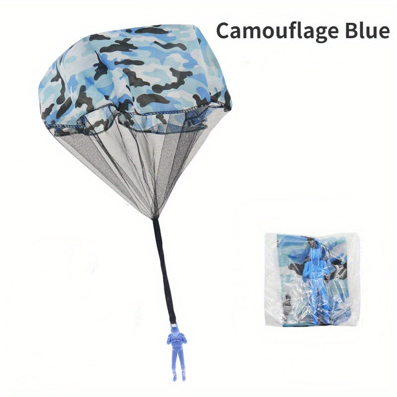 Mini Soldier Parachute Flying Toys Outdoor Games