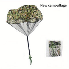 Mini Soldier Parachute Flying Toys Outdoor Games